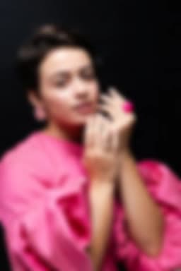 Low-quality blurred face before enhancement